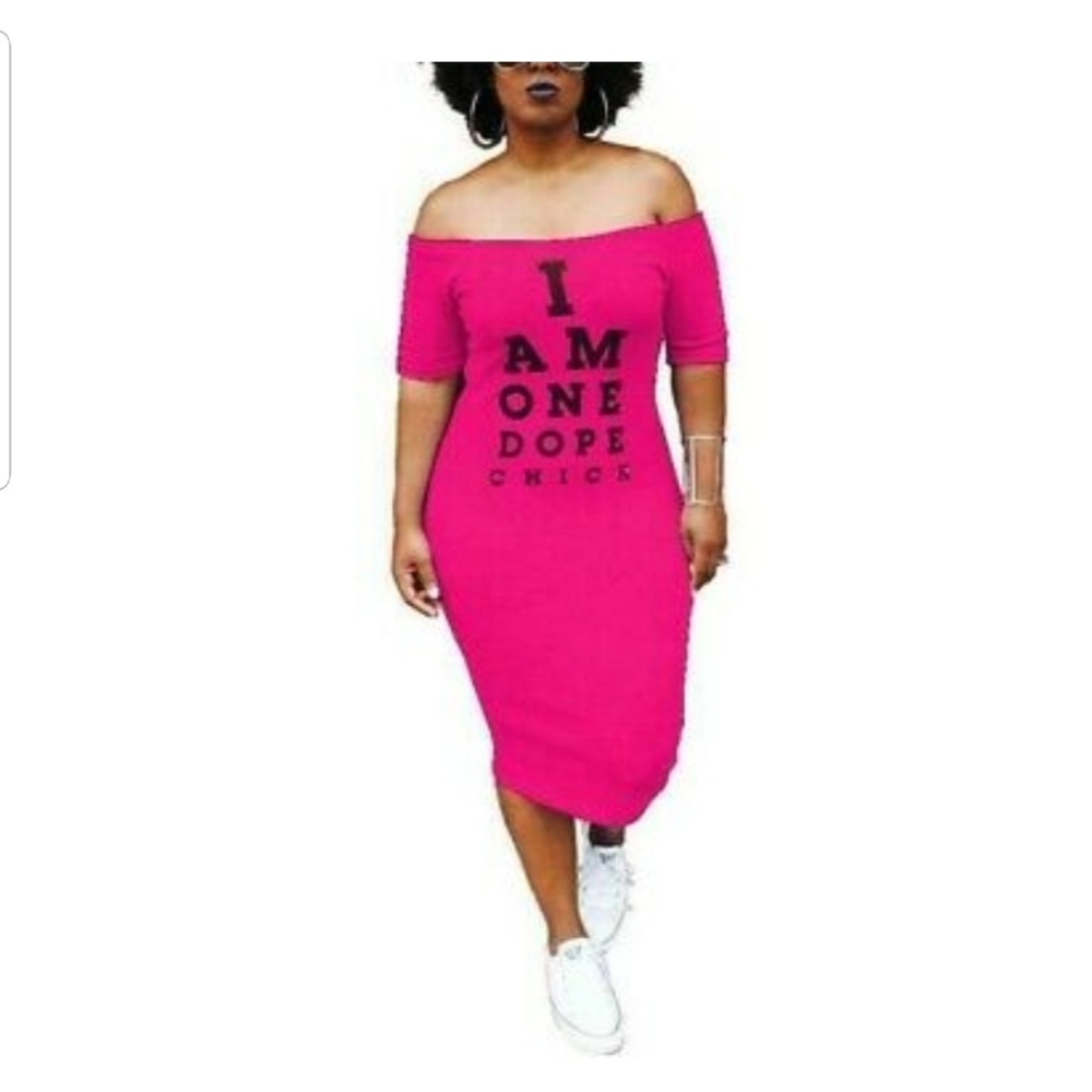 I am one dope chick dress